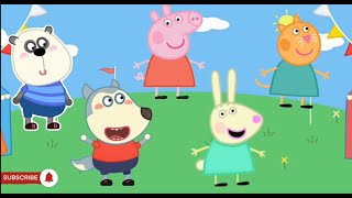 Wolfoo and Peppa pig funny stories for kids about Wrong Heads - Meme Coffin Dance Cover (Astronomia)
