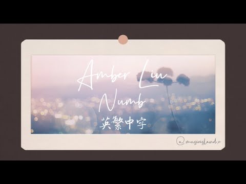 【 是時候放棄那些僵持不下的硬仗💭 】Amber Liu - Numb | 英繁中字 | 歌詞  | 中文字幕 ｜英文歌曲｜lyrics