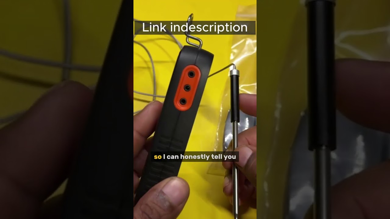 Wireless Meat Thermometer part 8  #cook #essentials #gadgets