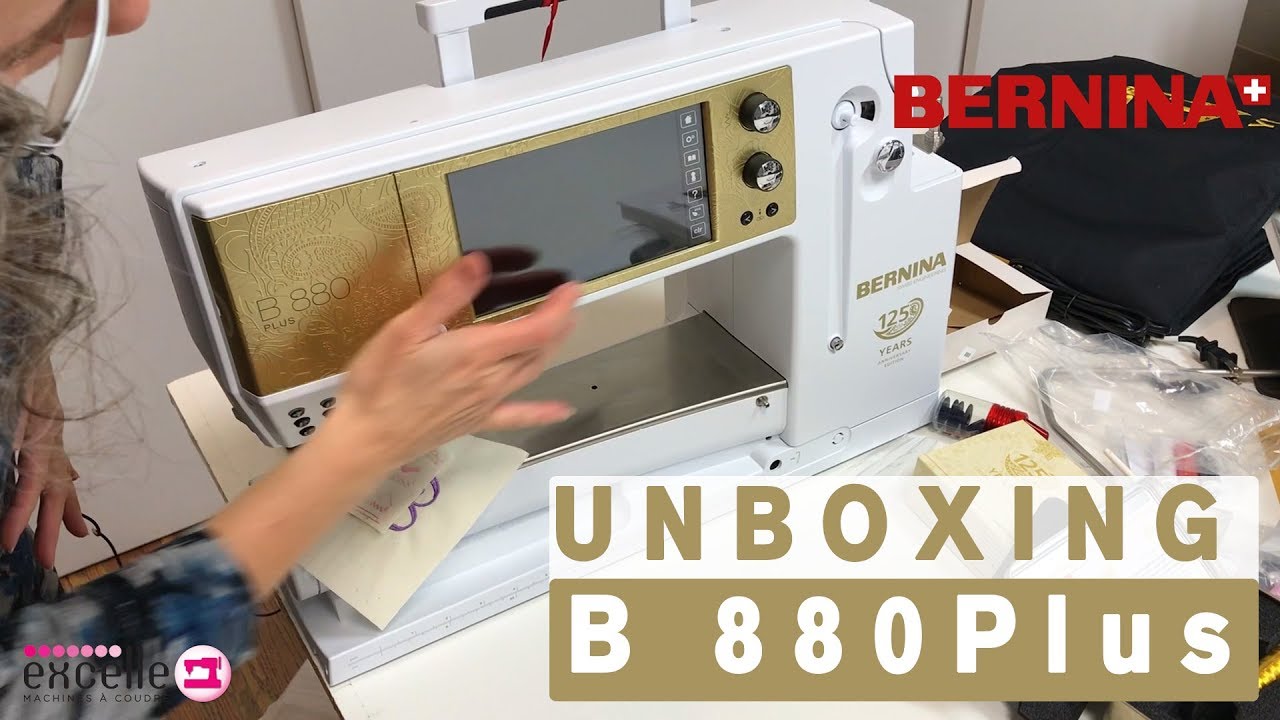 Unboxing de B 880 Plus de Bernina | Français - On ouvre la boîte!