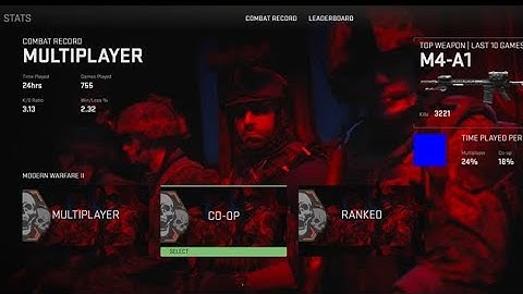How to Look at K/D Ratio on Call of Duty Modern Warfare 2! How to find combat record on MW2 (2022)