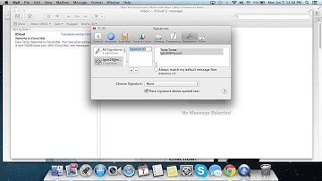 Mac Guide on Creating email signature in Mac OS X Mountain Lion