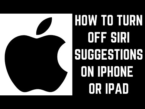 How to Turn Off Siri Suggestions on iPhone or iPad