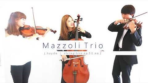 Haydn | String Trio in G Major, Op.53, No.1  |  I. Allegretto Innocente  |  Mazzoli Trio