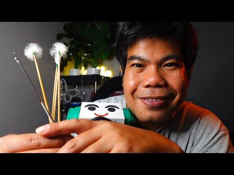 ASMR Thai | Ear Cleaning 💨 Blowing (No Talking) แคะหู ปั่นหู เป่าหู ทำความสะอาดหู