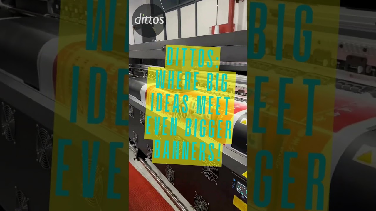 Large banners, endless possibilities—DITTOS has you covered.