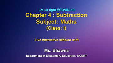 Live Interaction on : Subtraction      Subject : Mathematics