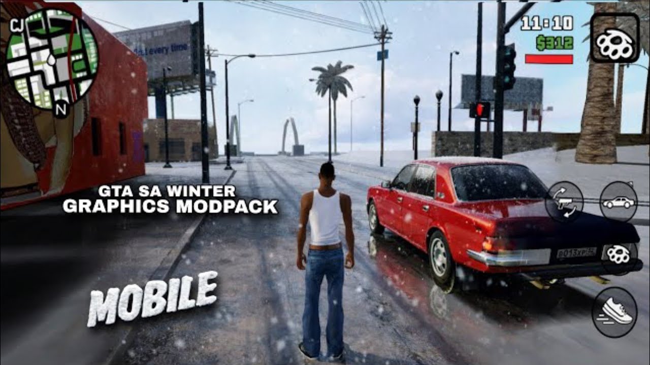 GTA SA Graphics Modpack | Complete Winter Édition on Android