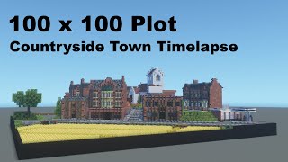 Building a Small Countryside Town in Minecraft - Timelapse screenshot 1