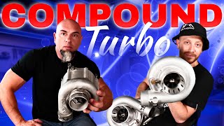 GINDES СНИМАЕТ 1000 СИЛ из ТУРБИНЫ В ТУРБИНЕ . ЧТО ТАКОЕ COMPOUND TURBO СИСТЕМА