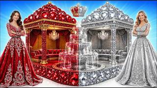 Ruby vs Diamond Tiny House Challenge 💎 Glamorous DIY Decor