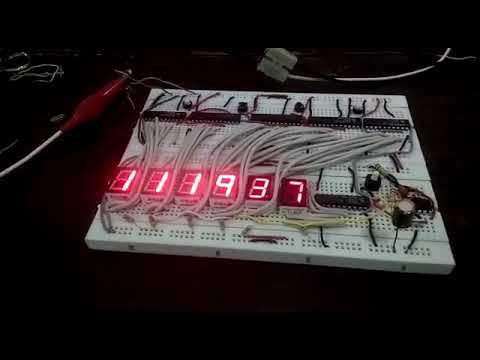 Learn How to Make Digital Clock by using GAL MIcrocontroller - YouTube