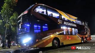 BALAPAN BUS TINGKAT, NUSANTARA vs KARINA - MAN vs MERCEDES BENZ