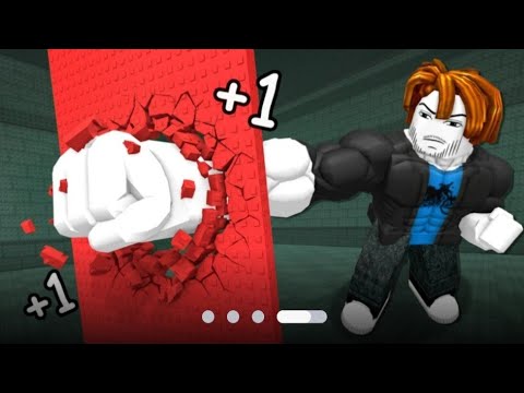 +1 Muscle to Break Walls || ROBLOX 