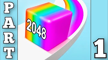 Jelly Run 2048 - Android iOS Mobile Gameplay Walkthrough All Levels Part 1