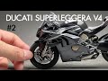 Building Tamiya 1/12 DUCATI SUPERLEGGERA V4 [#2]  Scale Model