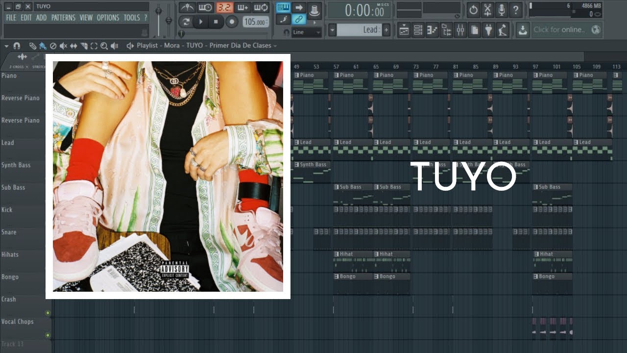 Mora - TUYO | FL Studio Instrumental Remake