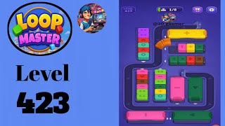 Loop master color jam sort level 423 solution for gameplay