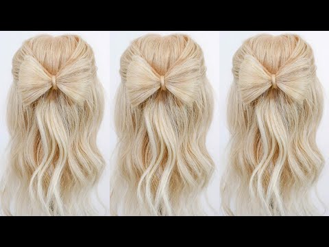 Cute Hair Bow Hairstyle! - How To Do a Bow Out Of Hair - EASY & SIMPLE FOR BEGINNERS
