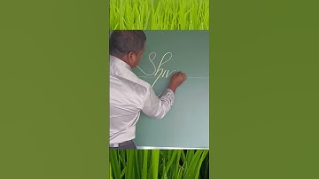 shivani name..comments your name#drona calligraphy #shorts#signature#style#request#