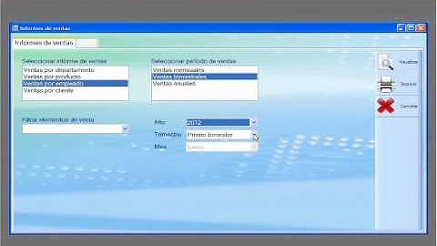 Sistema Punto de Venta System HPP, reporte de ventas
