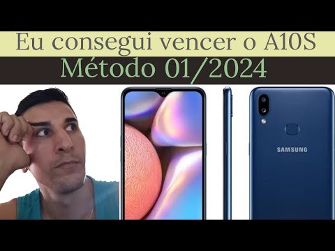 Como remover a conta GOOGLE do TEMIDO SAMSUNG A10S, METODO 01/2024