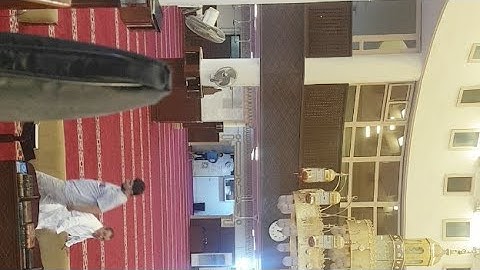 القارئ إلياس بخش صلاه التهجد بمسجد معاذ بن جبل بجده ليله ٢٤/٩/١٤٣٩
