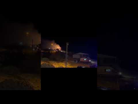 Kızılpınar Köyü'nde bir evde korkutan yangın