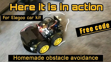 Elegoo Car Kit 3.0 Plus (homemade obstacle avoidance and unboxing)