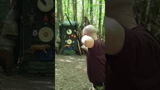Missing the 3d Rat Target@8yds! #archery #sport #outdoors #practice #friends #fun #nature #ok #3d
