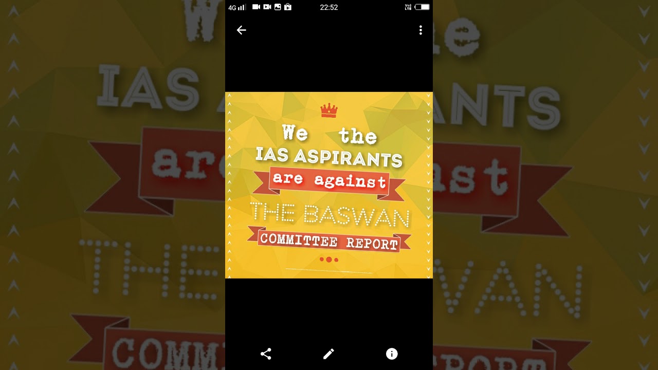 Against BASWAN Committee Report on IAS