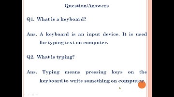Class- II, Sub-Computer, Chapter- 6, Topic- More on Keyboard,  DT- 20/01/2021