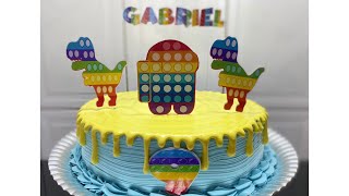 Decorating a cake with the theme of the moment: FIDGET TOYS screenshot 2