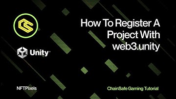 How To Register A Project With web3.unity