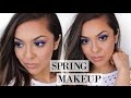 Easy Spring Makeup | Blue Eyeliner Look - TrinaDuhra