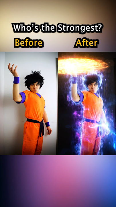 Before and After VFX: Gojo vs Goku #jujutsukaisen #gojo #goku #sukuna #anime