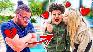 MY LITTLE BROTHER FLIRTS WITH MY GIRLFRIEND IN FRONT OF ME!! *I GOT JEALOUS AND RAGED!!*