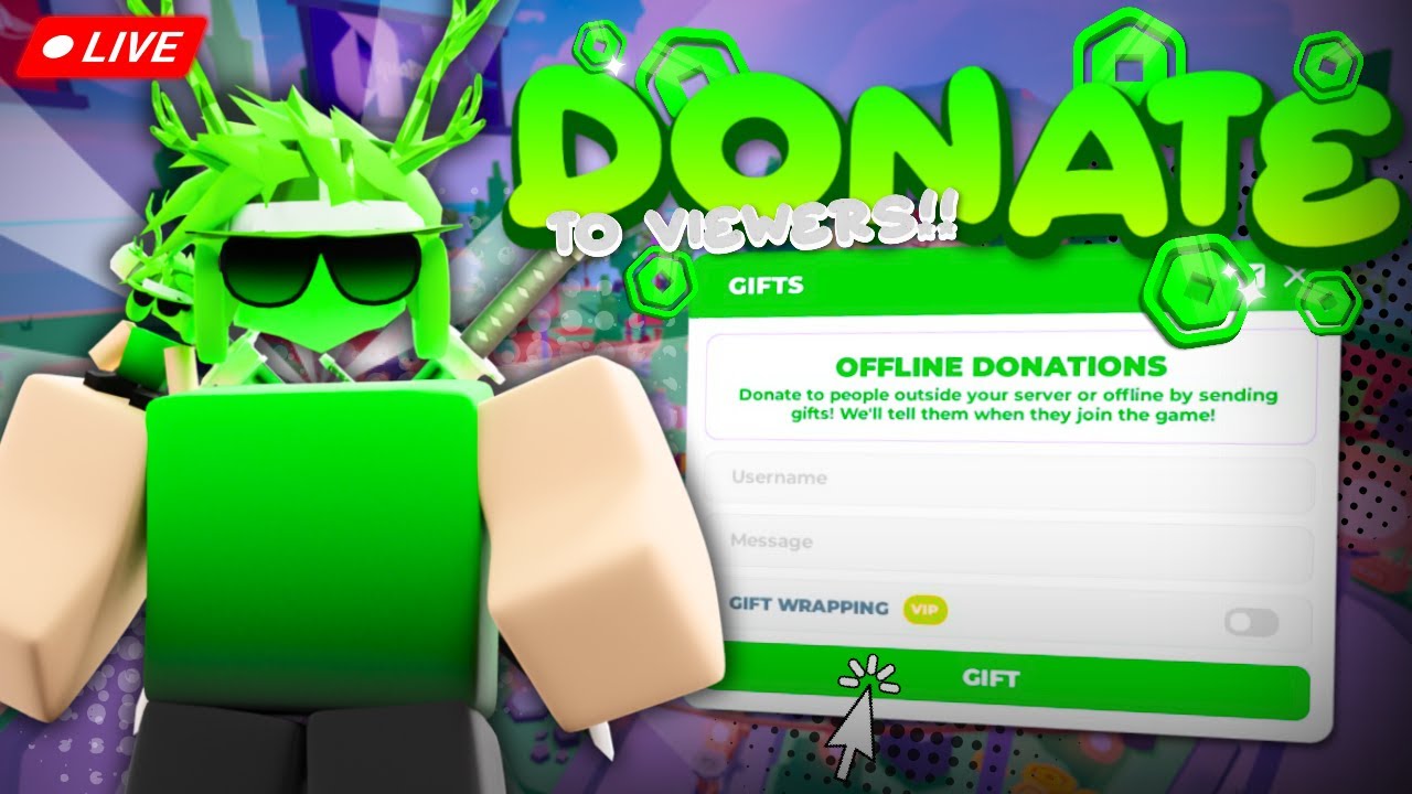 100% REAL!!! [🔴LIVE] Pls donate Livestream (Giving Robux) [TTS ON] 17K