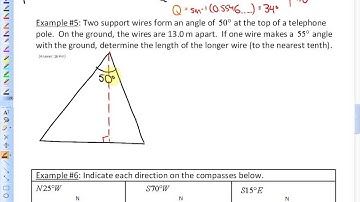 3.1-3.2: lesson 2, examples #4-5 (The Sine Law)