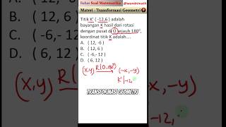 latihan soal transformasi geometri #matematika #maths #mathematics #transformasigeometri