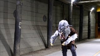Halloween Werewolf Prank