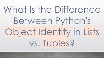 What Is the Difference Between Python