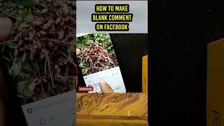 How to make blank comment on facebook screenshot 4