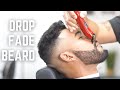 Drop Skin Fade with beard Barber Haircut Tutorial