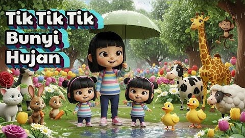 🌧️ Tik Tik Tik Bunyi Hujan | Lagu Anak Indonesia Animasi 3D Ceria