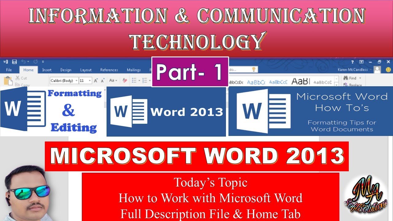 Microsoft Word Tutorial Part 1