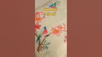 Vỏ gối thêu hoa đào tại sao lại không | Lý Nguyễn, #shorts