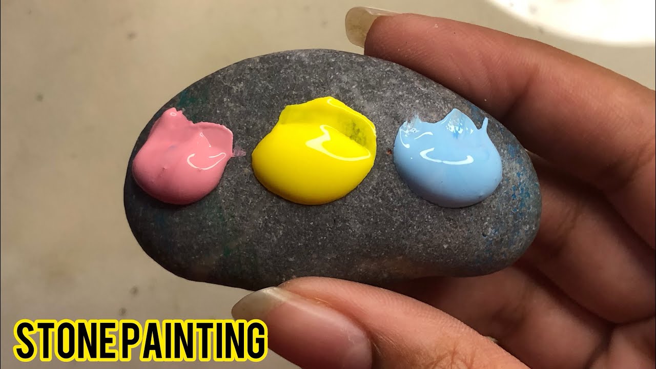 How To Paint On Stone Easy Acrylic Painting For Beginners painting How To Paint On Stone Easy Acrylic Painting For Beginners painting