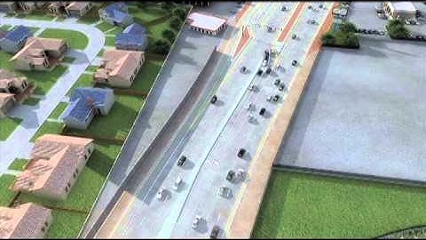 Continuous flow intersection