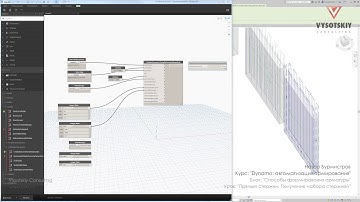 [Урок Dynamo Армирование] Прямые стержни. Получение набора стержней